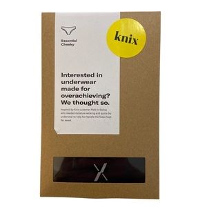 Knix Essential Cheeky Underwear in Black size S NEW